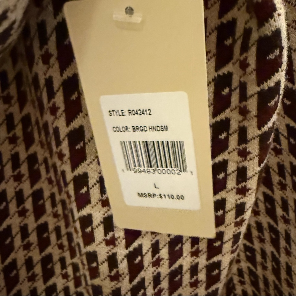 Venini Brown and Black Checkered Cardigan - Picture 14 of 16